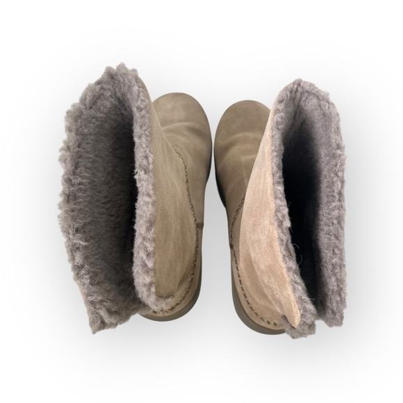 FITFLOP Boots Women's 8.5 Mukluk Shorty III B07-821 Suede Ankle Desert Taupe - Picture 2 of 7
